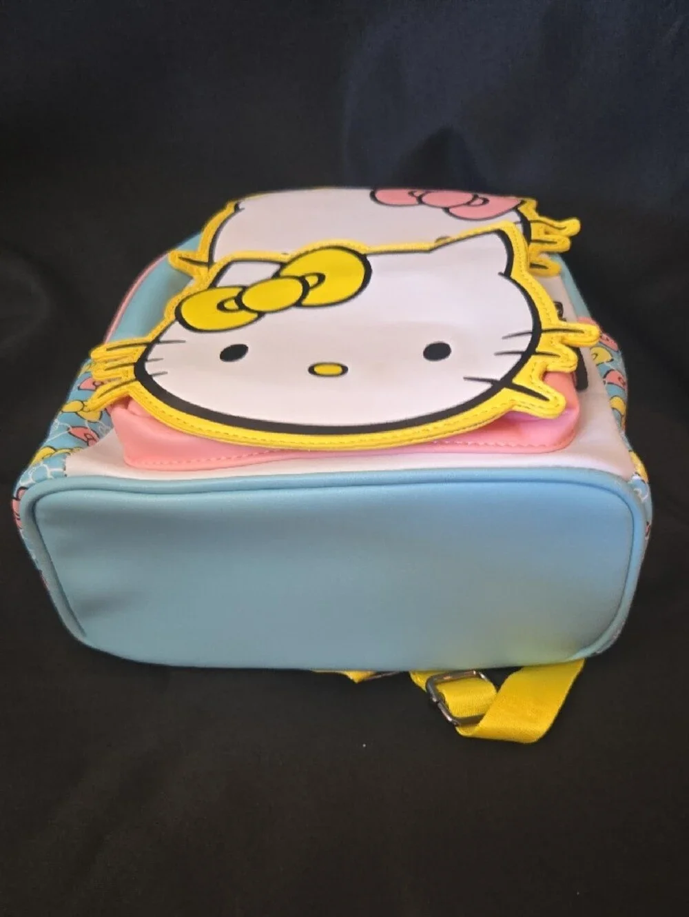 New Hello Kitty Loungefly Mini Backpack in Pink, Yellow & Blue
